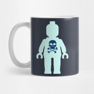 Minifig with Skull Design Mug